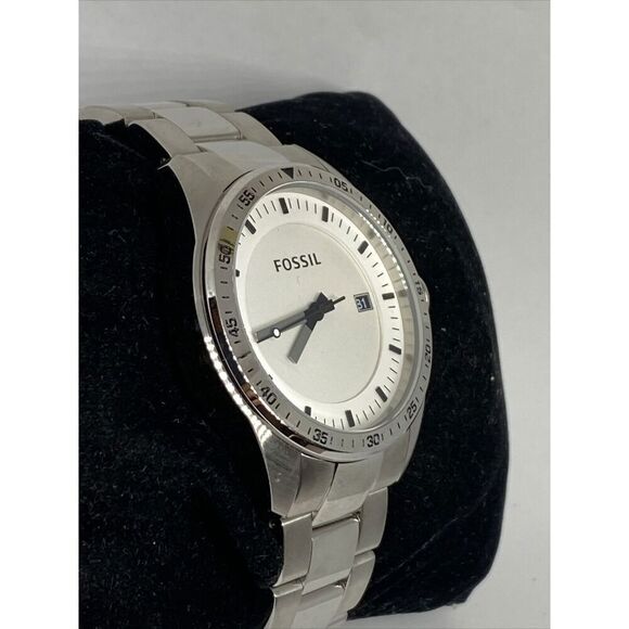 Fossil PR5442 Men\'s Silver Stainless Steel Analog Dial Quartz Wrist Watch JK808 main image 8